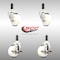 Service Caster 3 Inch 316SS Nylon Wheel Swivel 7/8 Inch Expanding Stem Caster Brake SCC, 2PK SCC-SS316EX20S314-NYS-2-TLB-2-78 - alternate 2